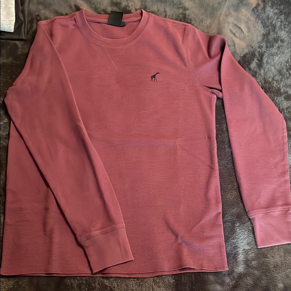 LRG Men's Long Sleeve Tee - Burgundy